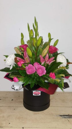 Hatbox Style Arrangement