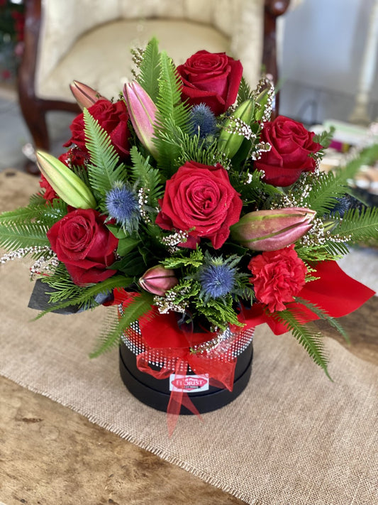 Hatbox Style Arrangement